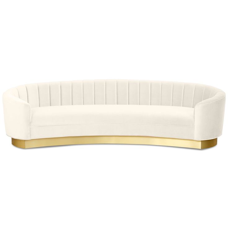 Golden and White VIP Sofa